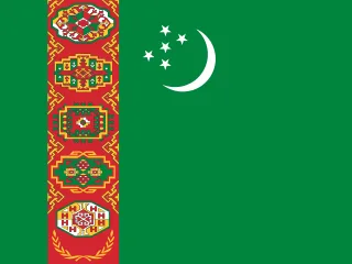 Bandera: Turkmenistán
